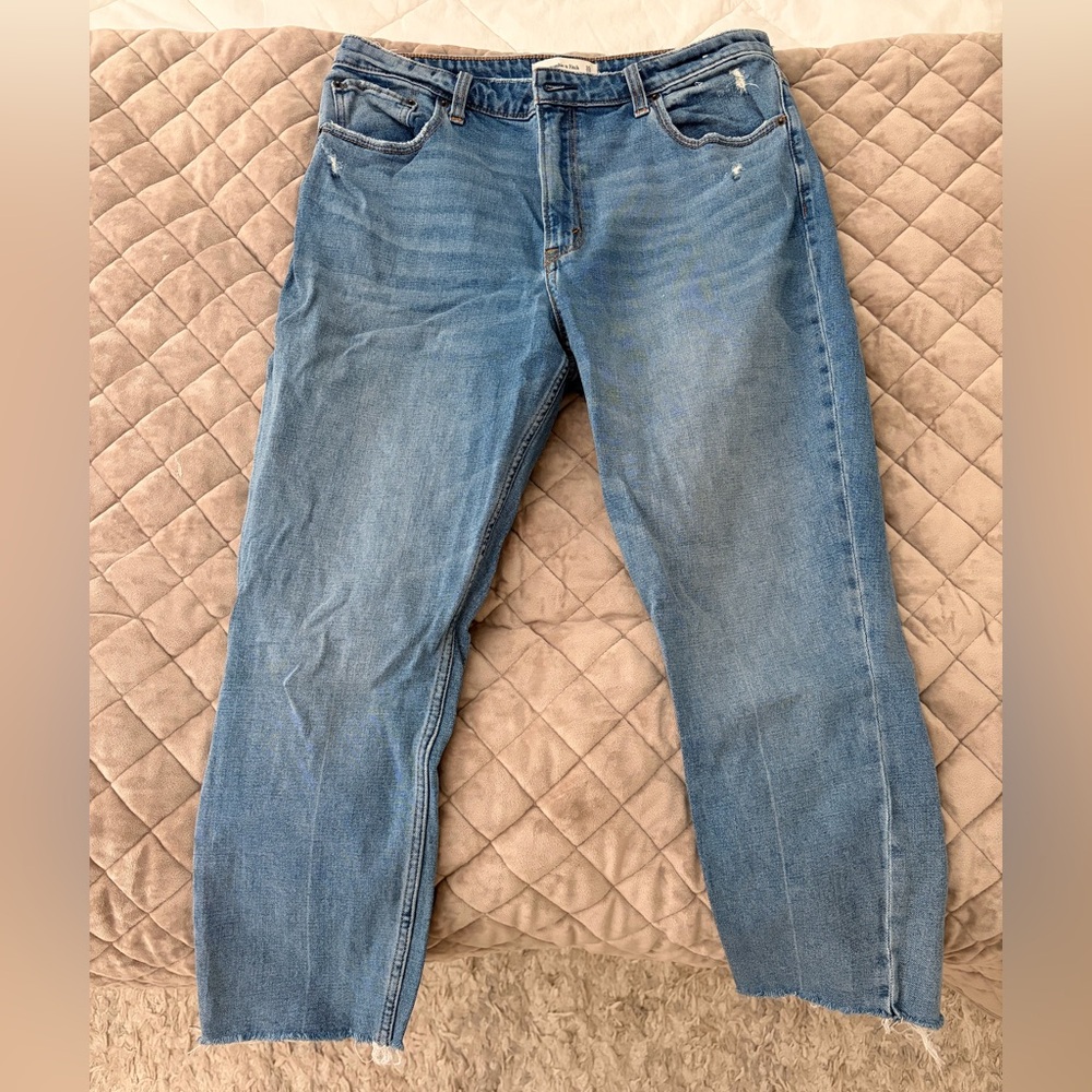 Abercrombie & Fitch High Rise Blue Jeans